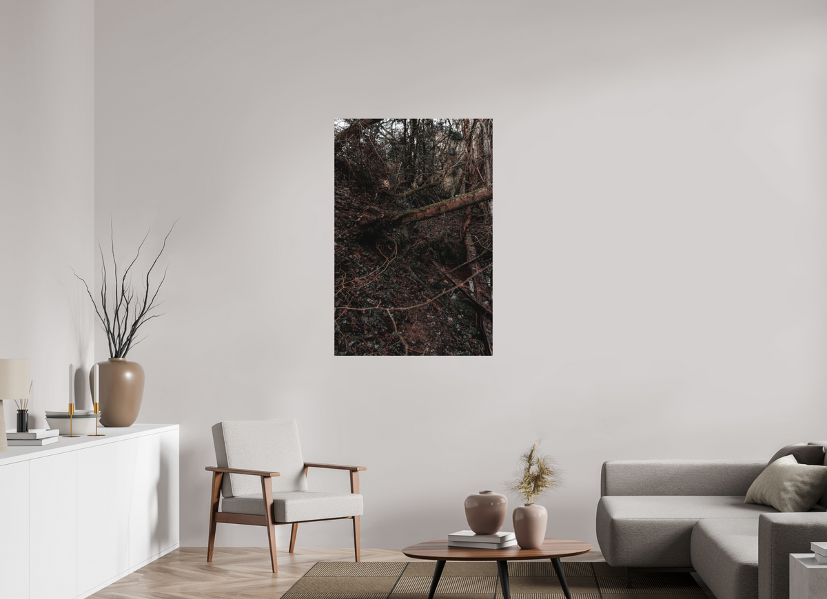 80 x 120 cm, Poster Fuji Crystal DP II mat Le bois tombé
