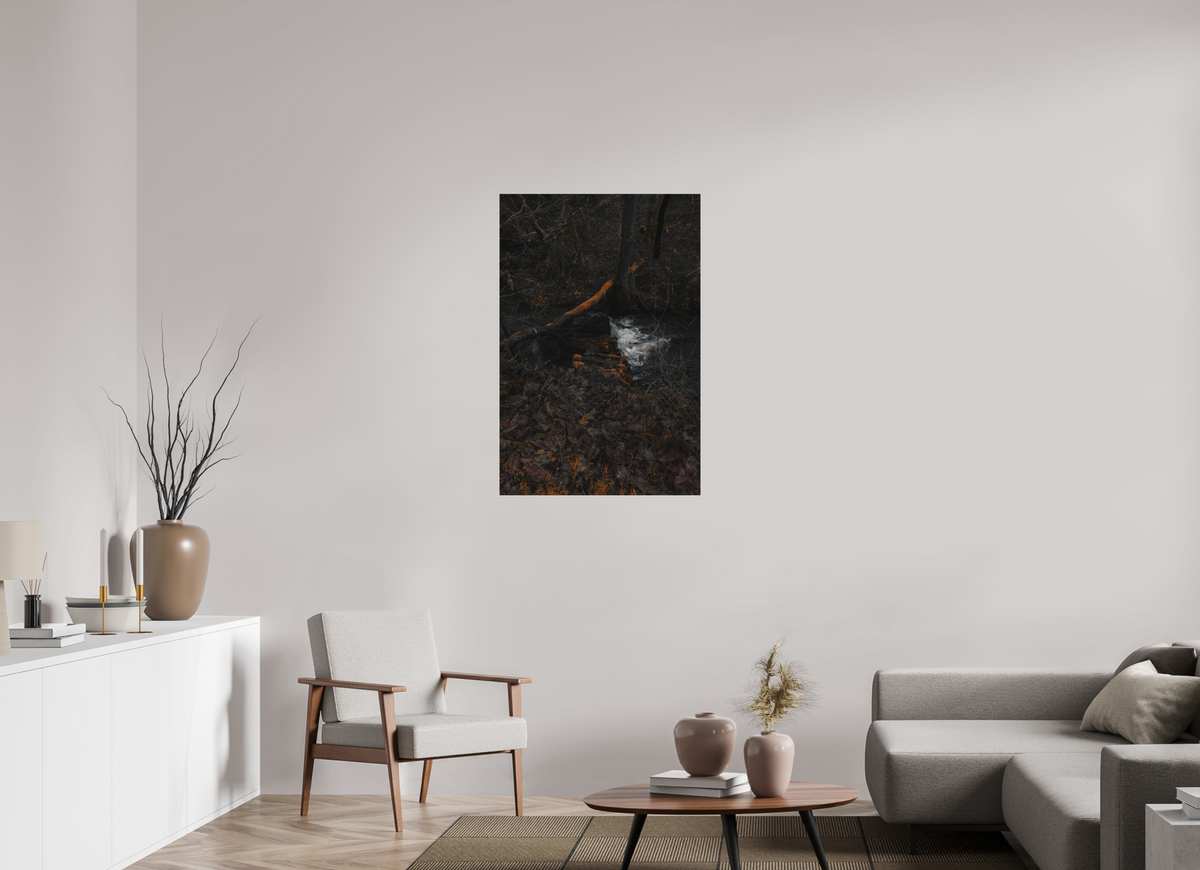 70 x 105 cm, Poster Fuji Crystal DP II mat La source sous les branches