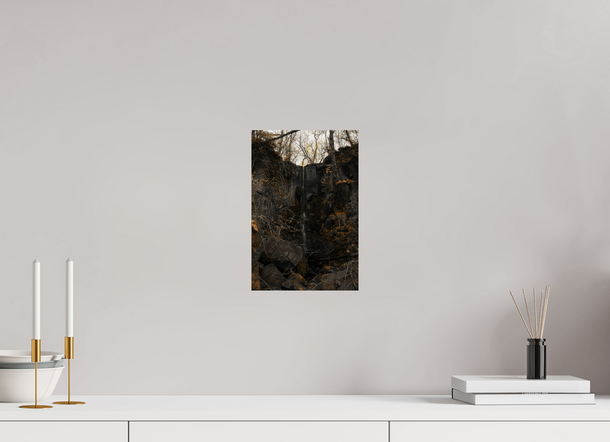 20 x 30 cm, Poster Fuji Crystal Pearl metallise La cascade sèche