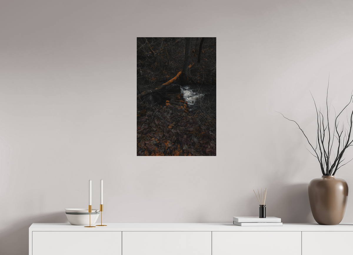 50 x 75 cm, Poster Fuji Crystal DP II mat La source sous les branches