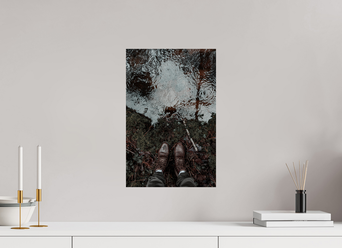 30 x 46,1 cm, Poster Fuji Crystal Pearl metallise Au bord de l'eau