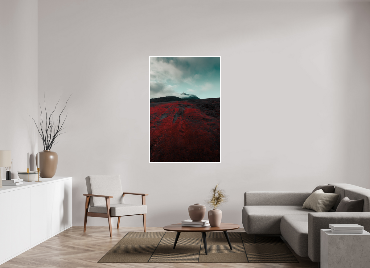 100 x 150 cm, Shopify Entre le Pariou et le puy de Dôme, sentier de lave