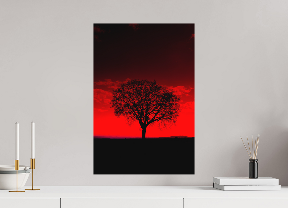 40 x 60 cm, Poster Fuji Crystal DP II mat Aube rouge