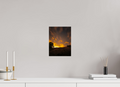 21 x 28 cm, Poster Fuji Crystal Pearl metallise Le ciel en feu