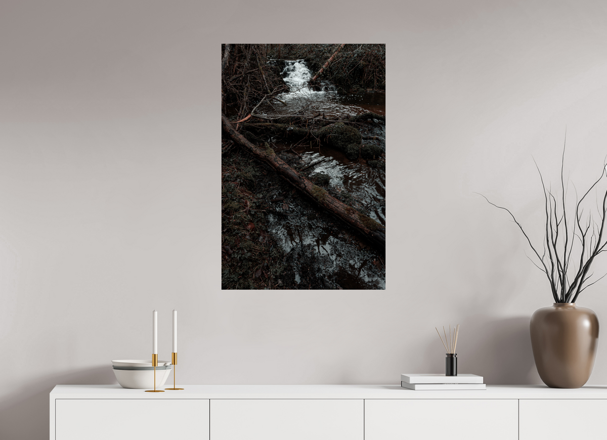 60 x 90 cm, Poster Fuji Crystal Pearl metallise Les petites cascades