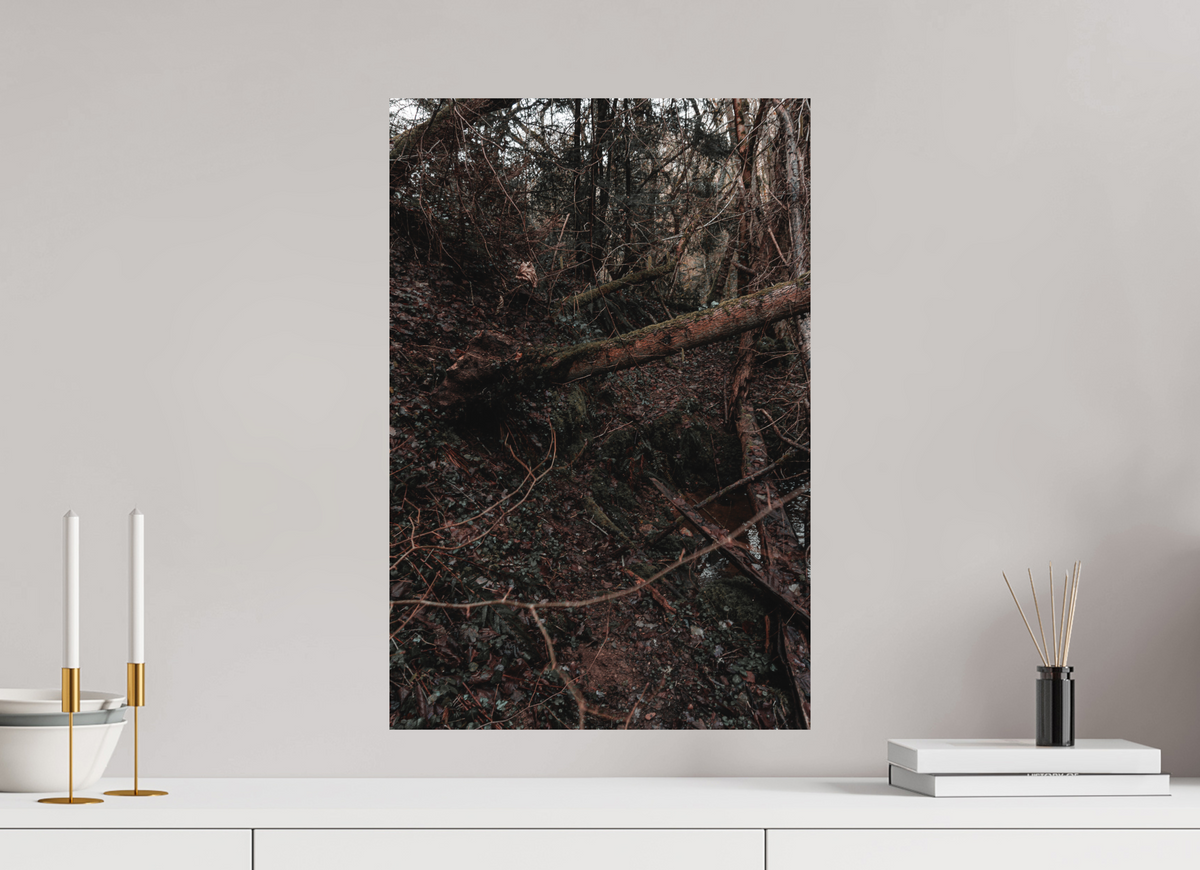 40 x 60 cm, Poster Fuji Crystal DP II mat Le bois tombé