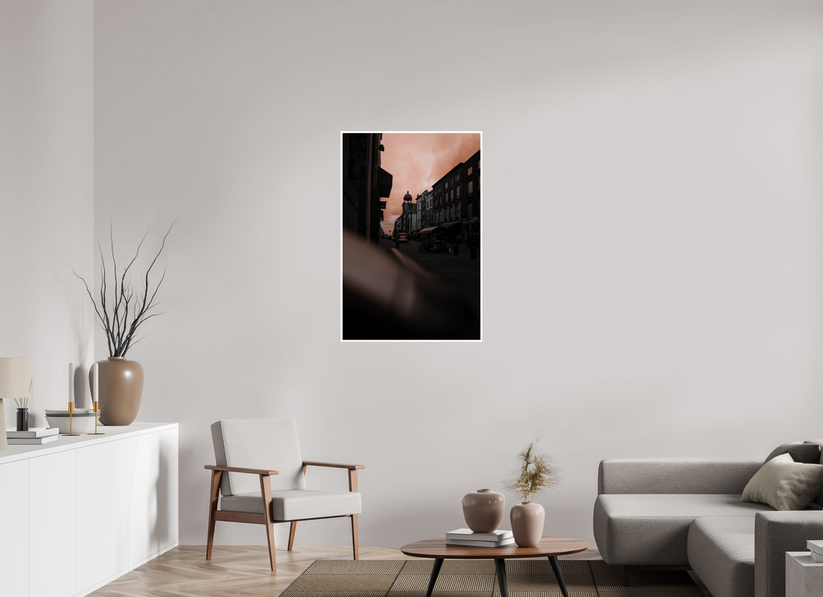 70 x 105 cm, Shopify Riom au crépuscule