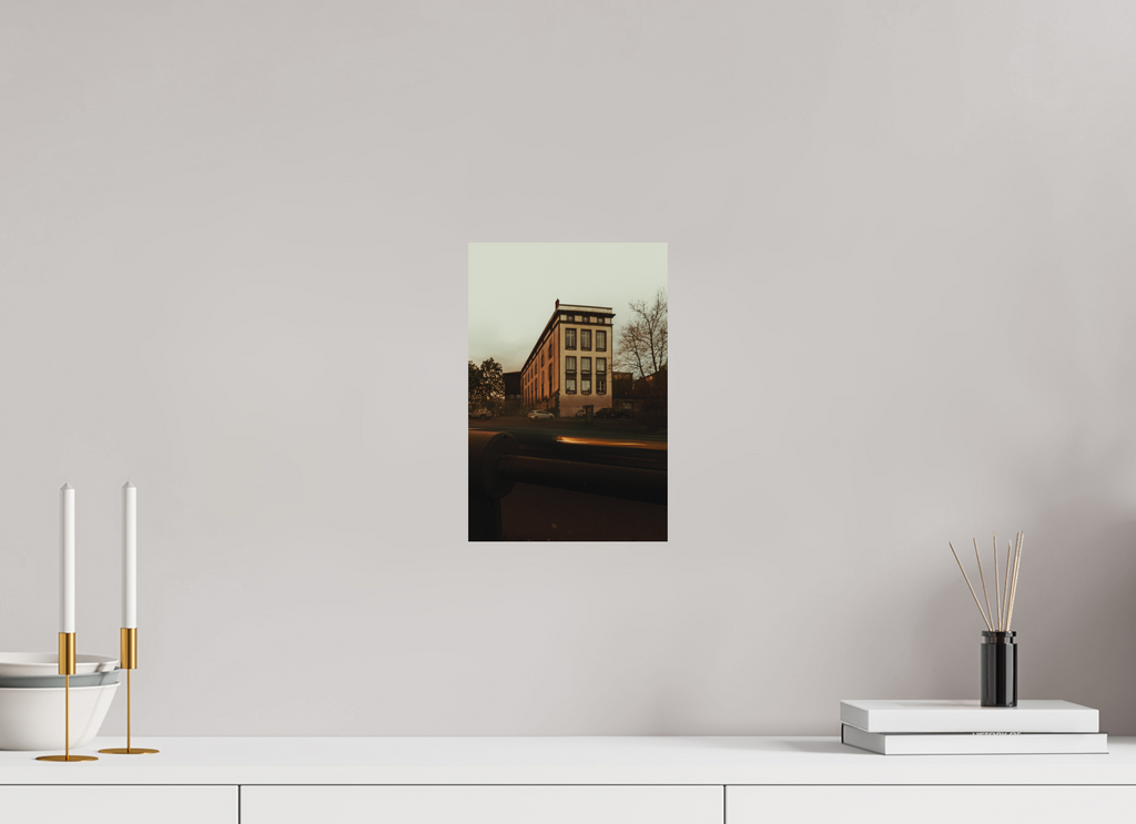 20 x 30 cm, Poster Fuji Crystal DP II mat L'immeuble au ciel crème